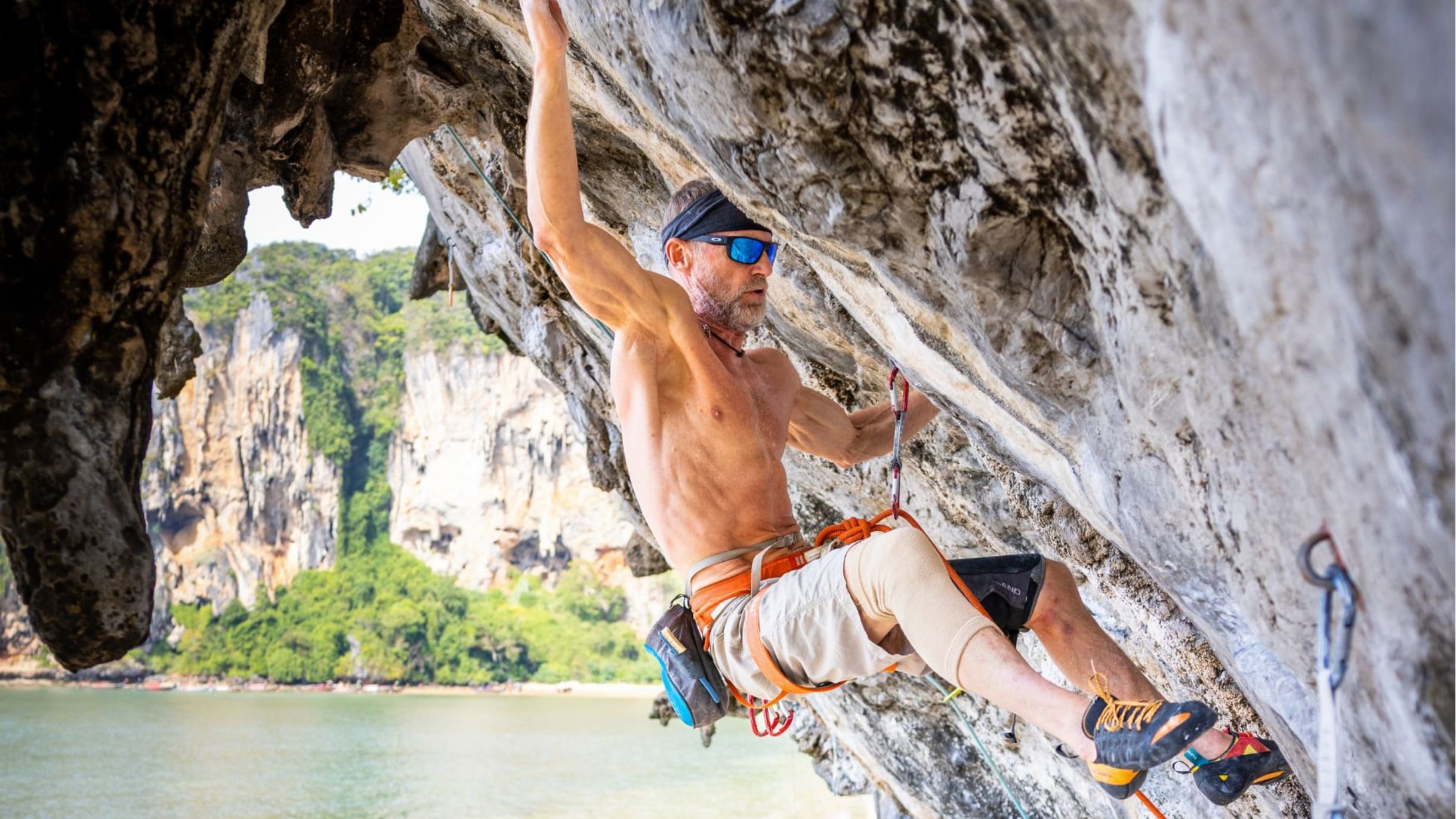 Adam Ondra: Congratulations to Jo Nesbo for climbing his first 8a at the  age of 62. Nothing is impossible.