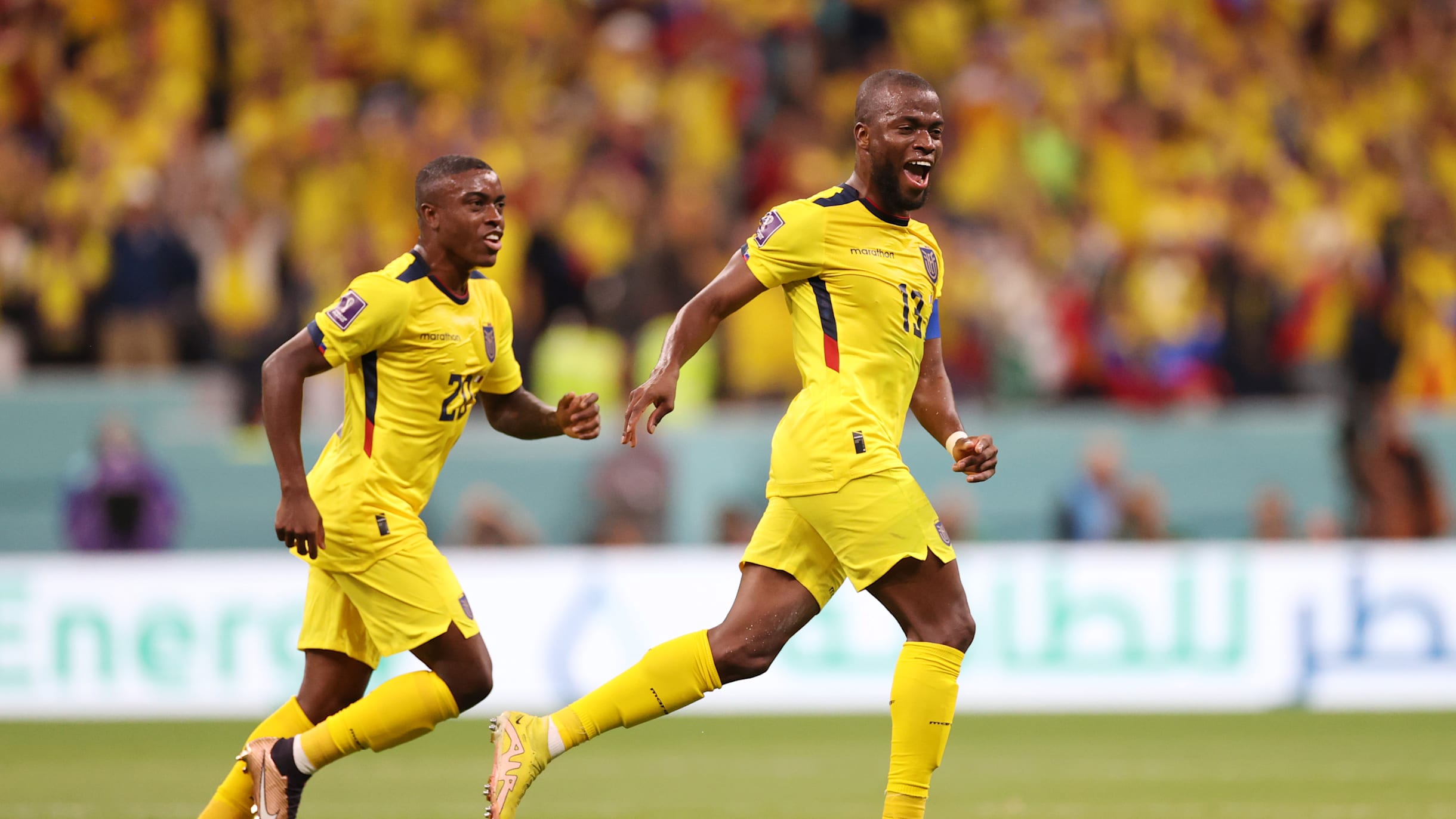 Ecuador Home Enner Valencia #13 World Cup Jersey 2022