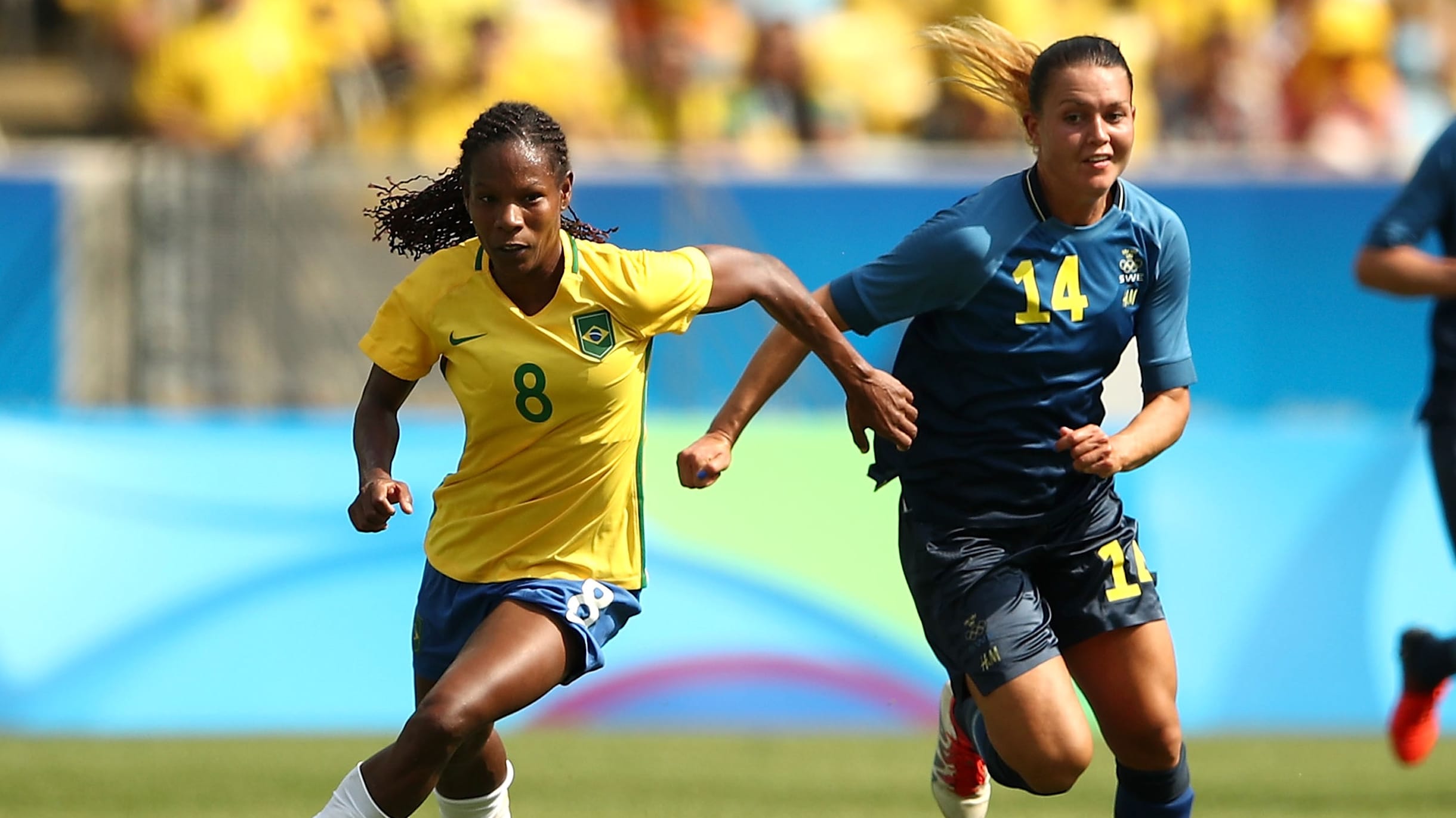 Brazil's Olympic women's football team, led by Marta and Formiga