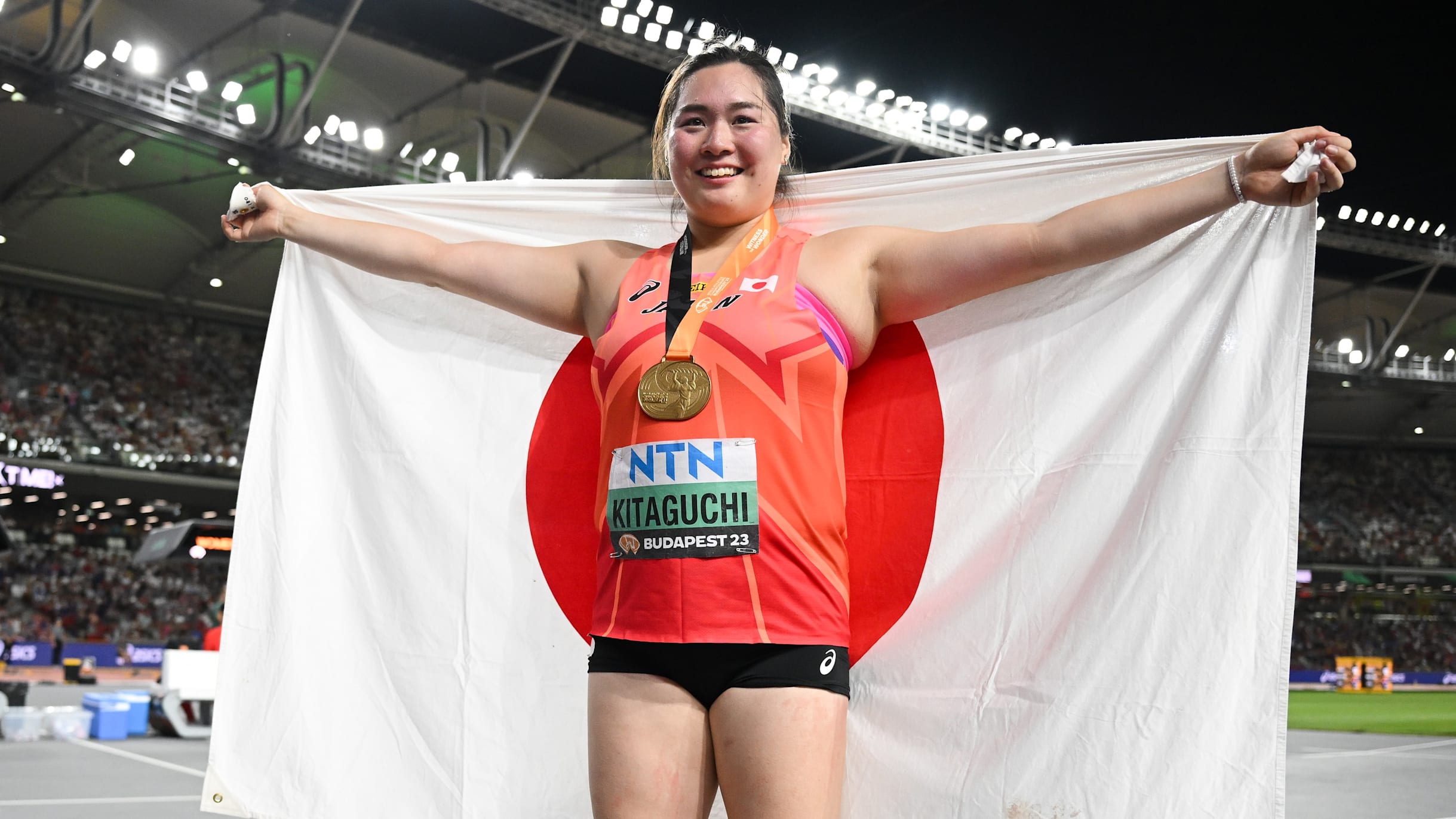 女子やり投・北口榛花が金メダル獲得！｜世界陸上選手権2023