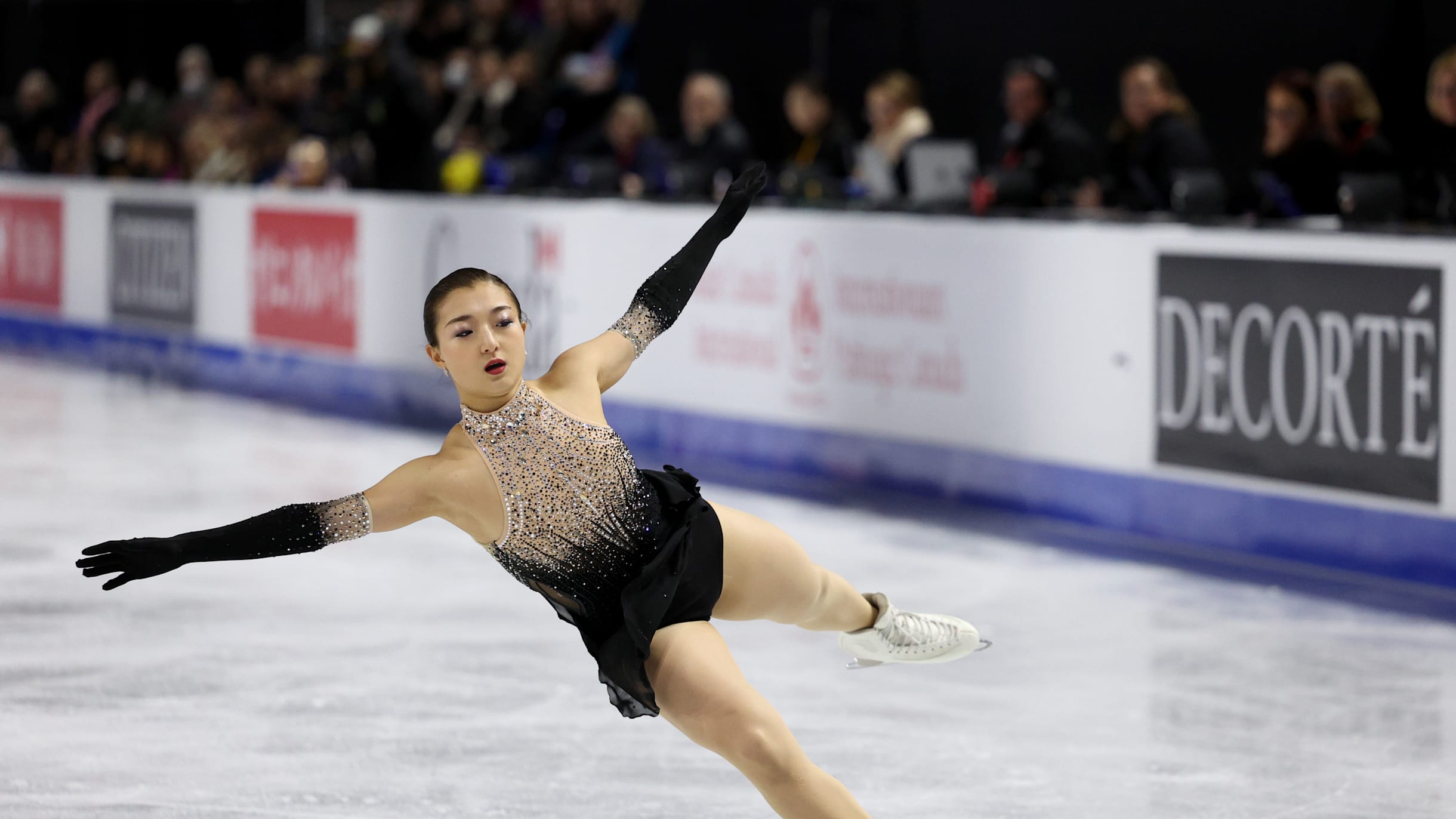 Japan's Kaori Sakamoto is the first woman to win three consecutive wor, Figure Skating