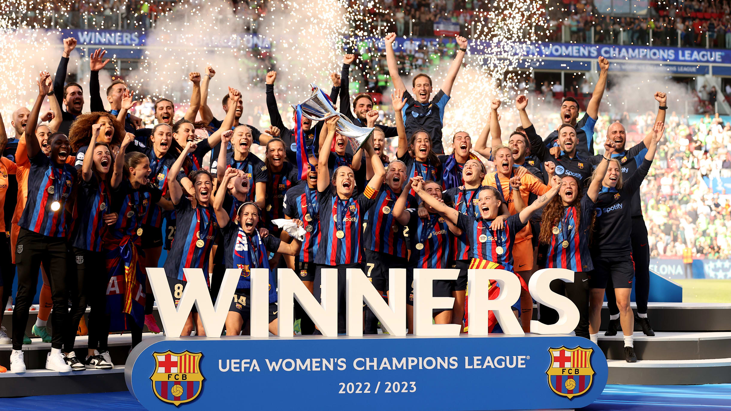 2023 UEFA Women's Champions League Final: Barcelona beat Wolfsburg 3-2 to  win their second Champions League title