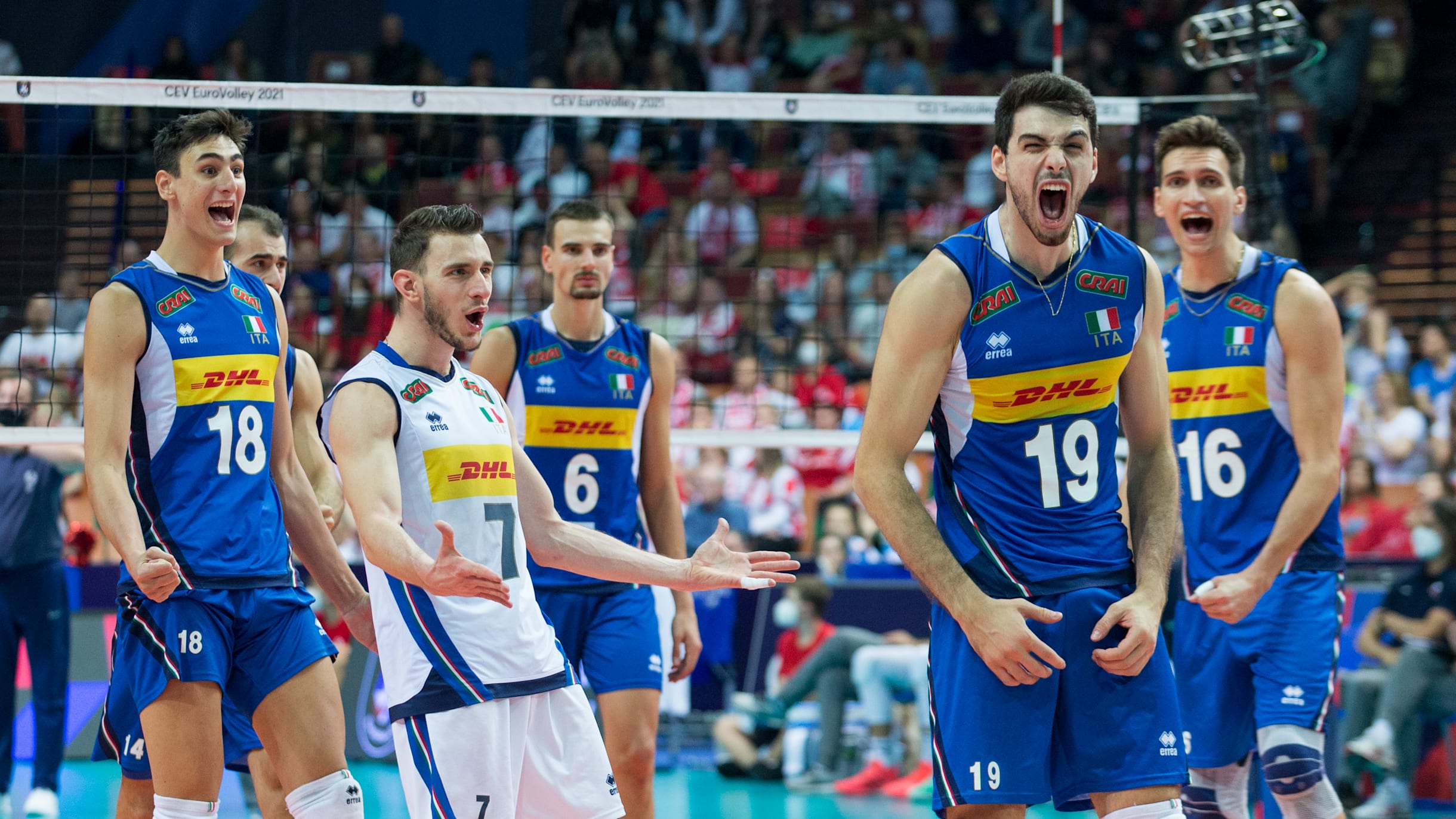 live volleyball european championship