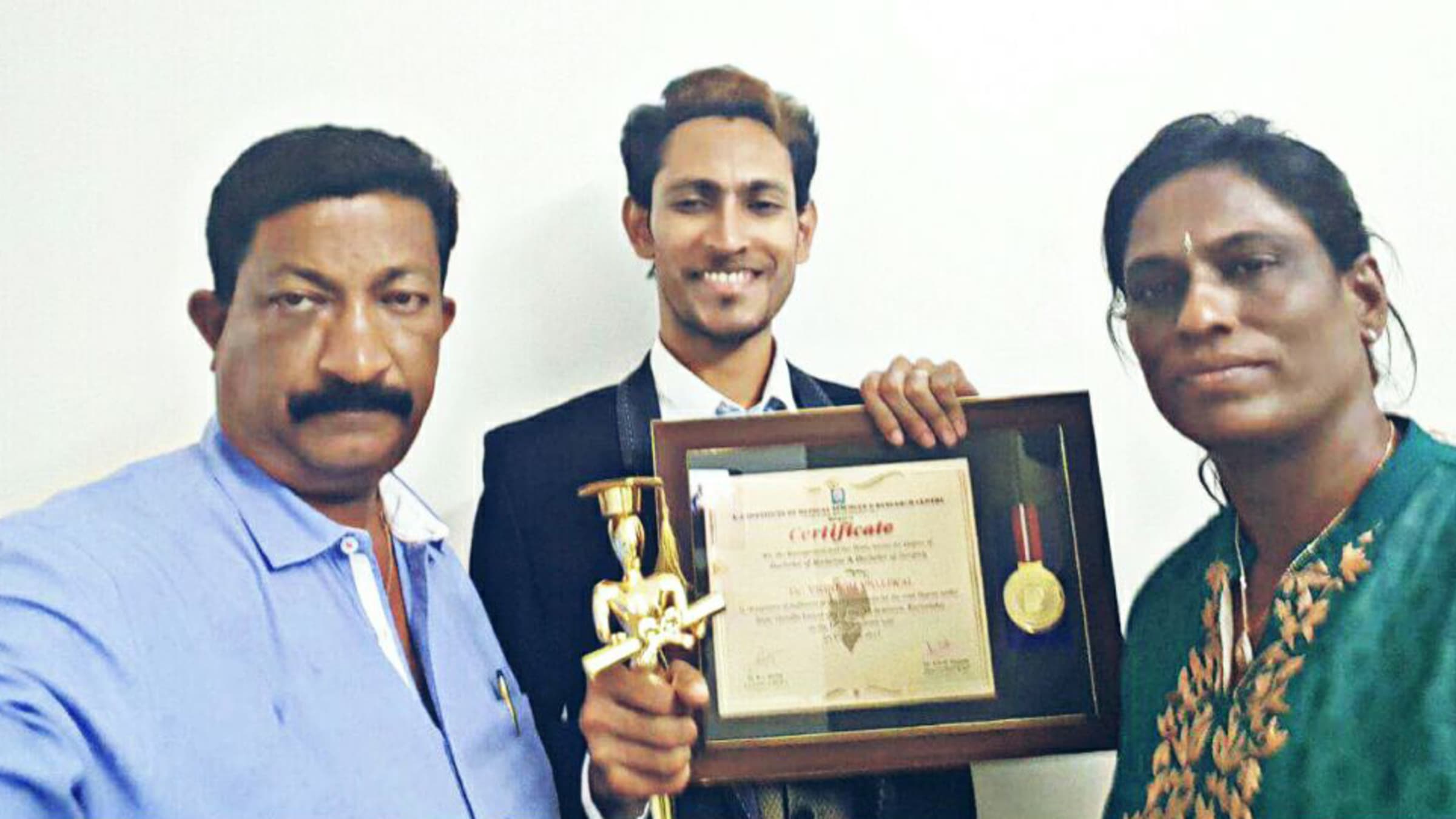 PT Usha's son Vignesh Ujjwal becomes a sport doctor