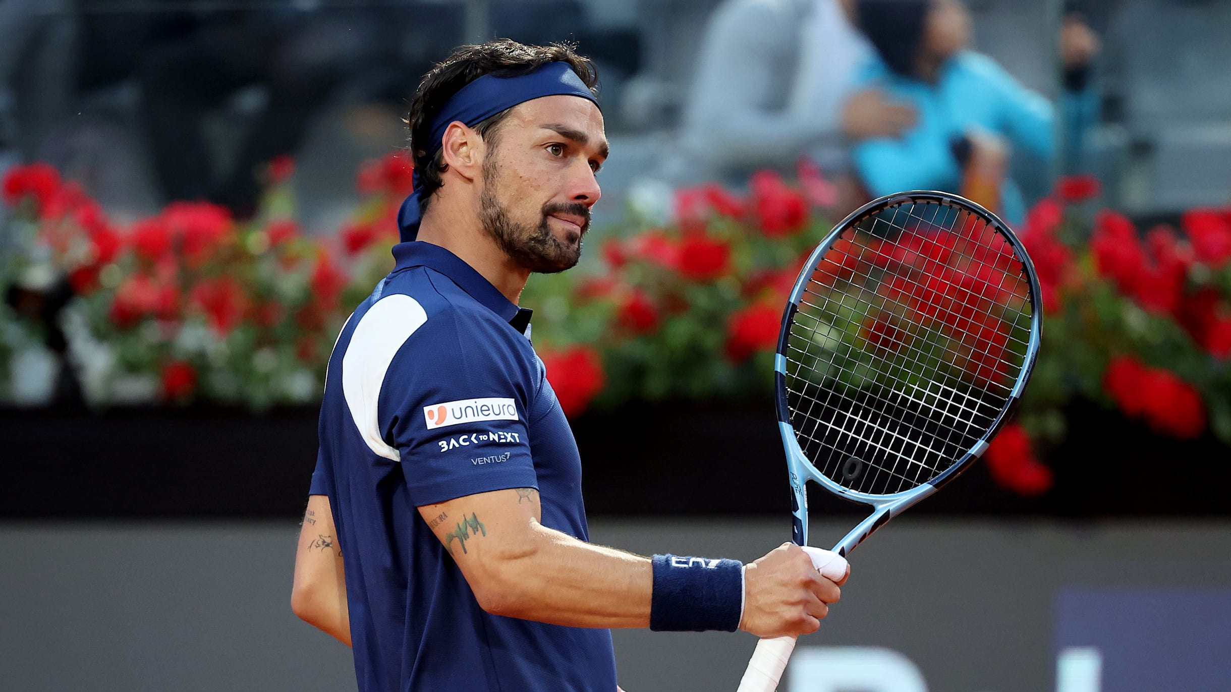 Fabio Fognini saluta Roma: l'ultima partita agli Internazionali d'Italia 2025 finisce 0-2 per Fearnley · Tennis ATP