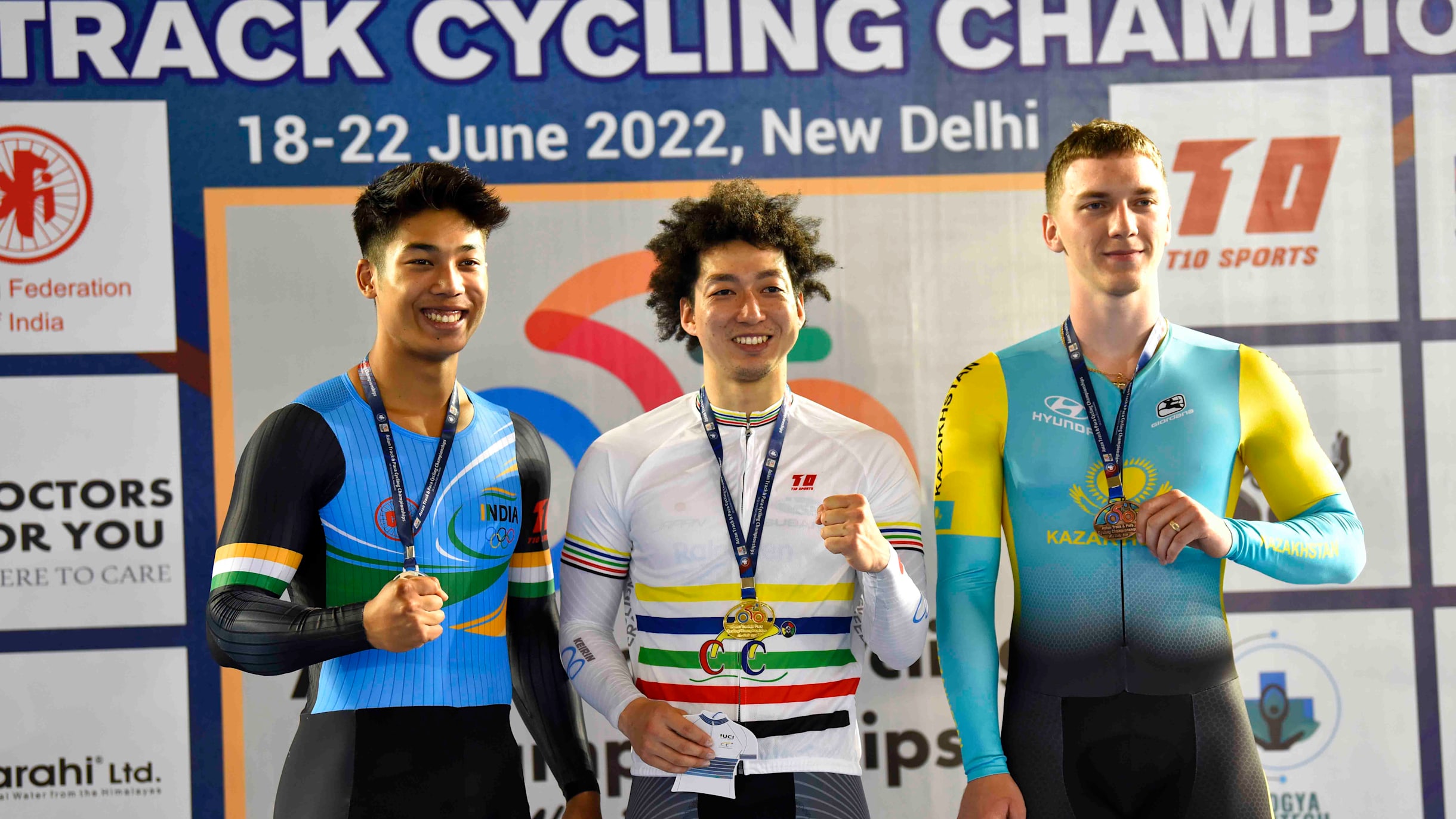 Delhi, Delhi, India. 2nd de junio de 2022. La Federación de Ciclismo de la  India desvela la camiseta del equipo de la India para el próximo Campeonato  Asiático de Ciclismo de Pista