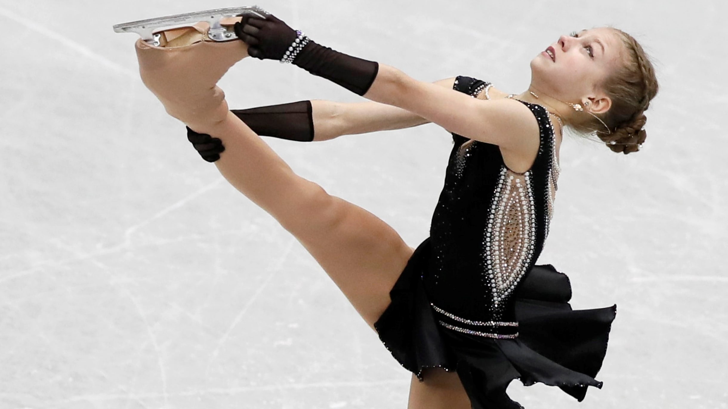 alexandra trusova black dress Alexandra Trusova Black Dress