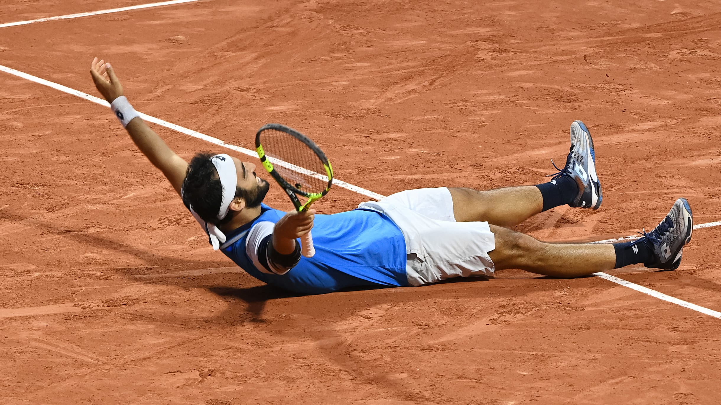 Fresh Lorenzo Giustino hails mental improvement after mammoth six-hour win at French Open