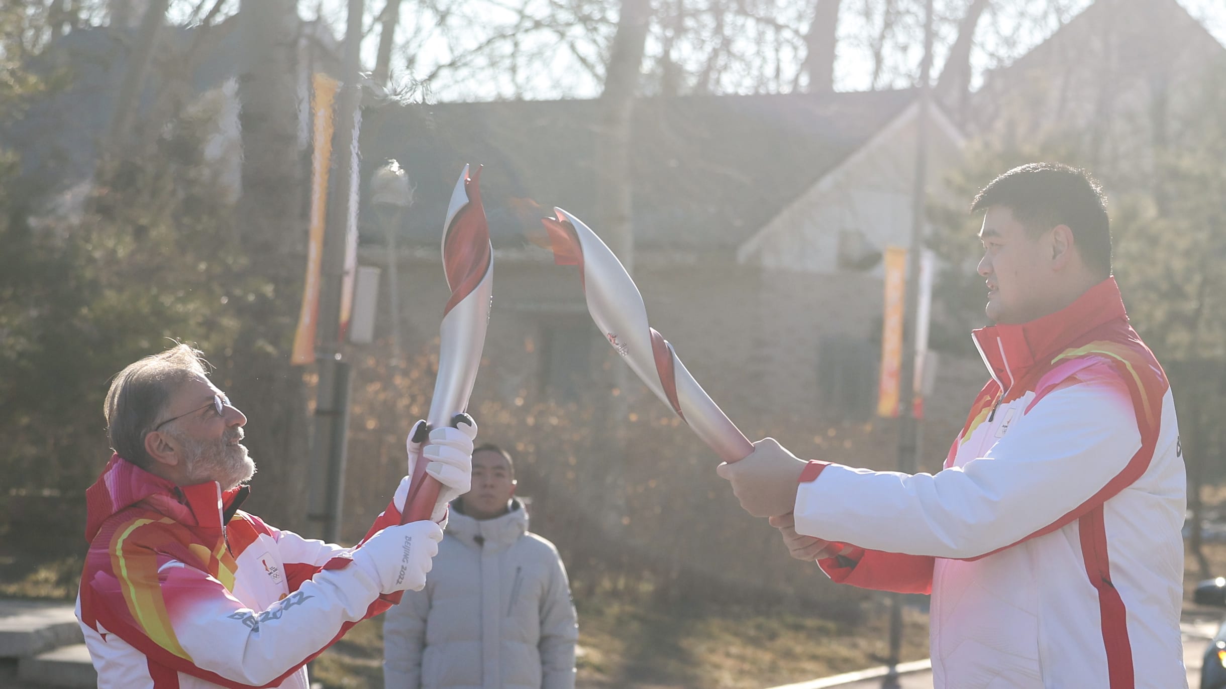 NBA hero Yao Ming carries Olympic Flame again ahead of Beijing 2022