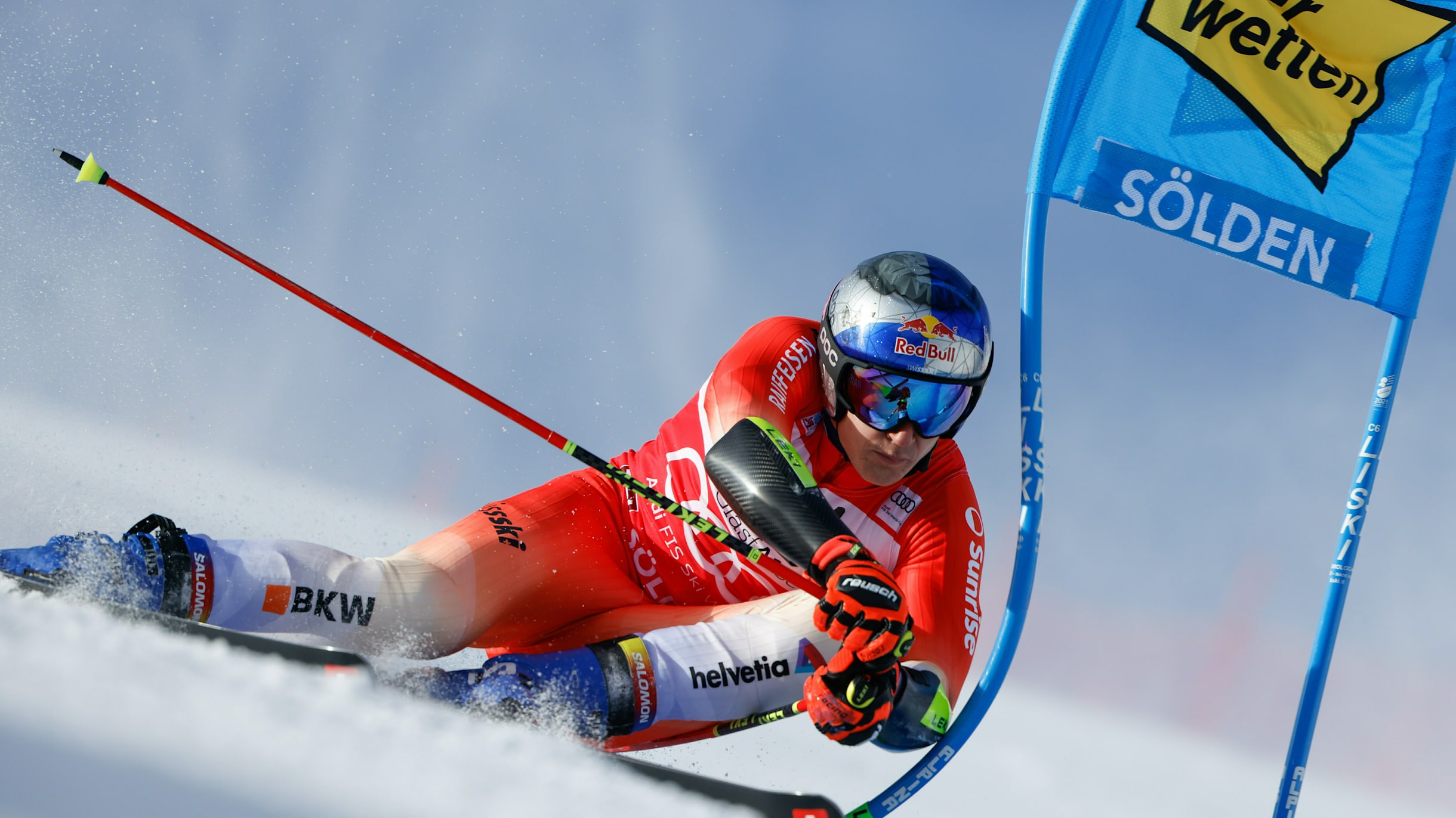 FIS Alpine World Cup Sölden 2022 results Marco Odermatt wins mens giant slalom