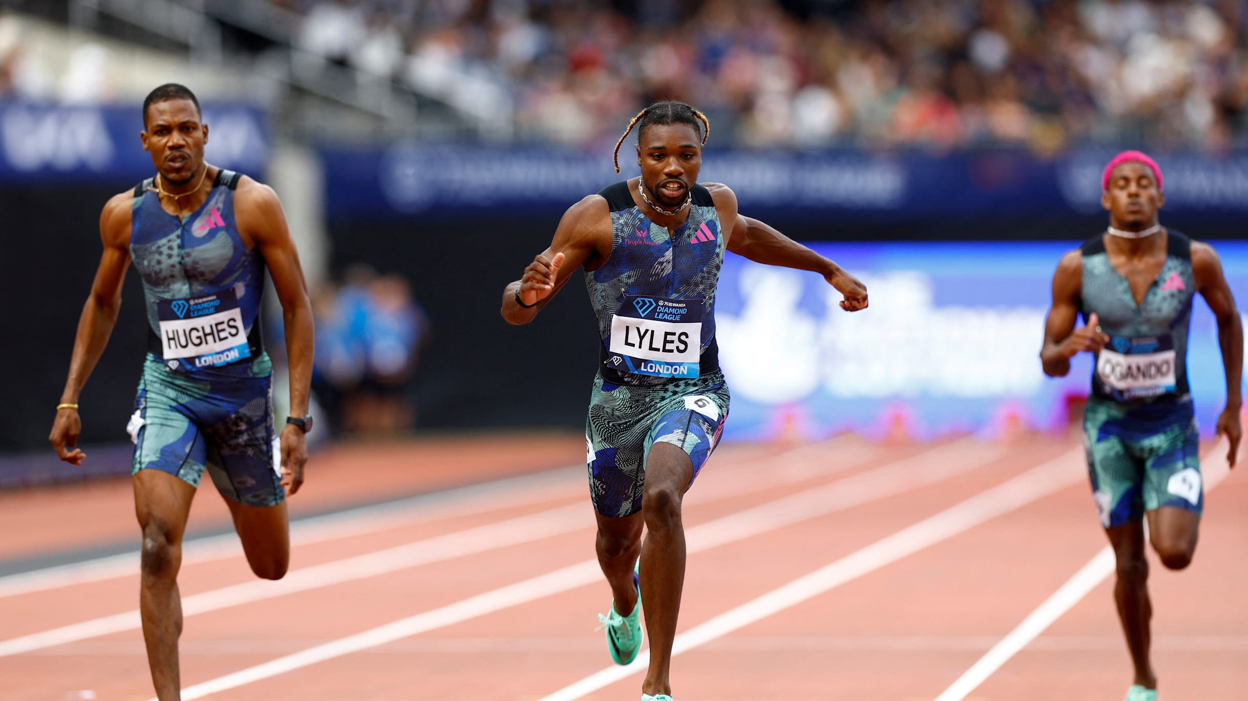 London Diamond League 2023 Noah Lyles wins quick mens 200m as records fall behind him