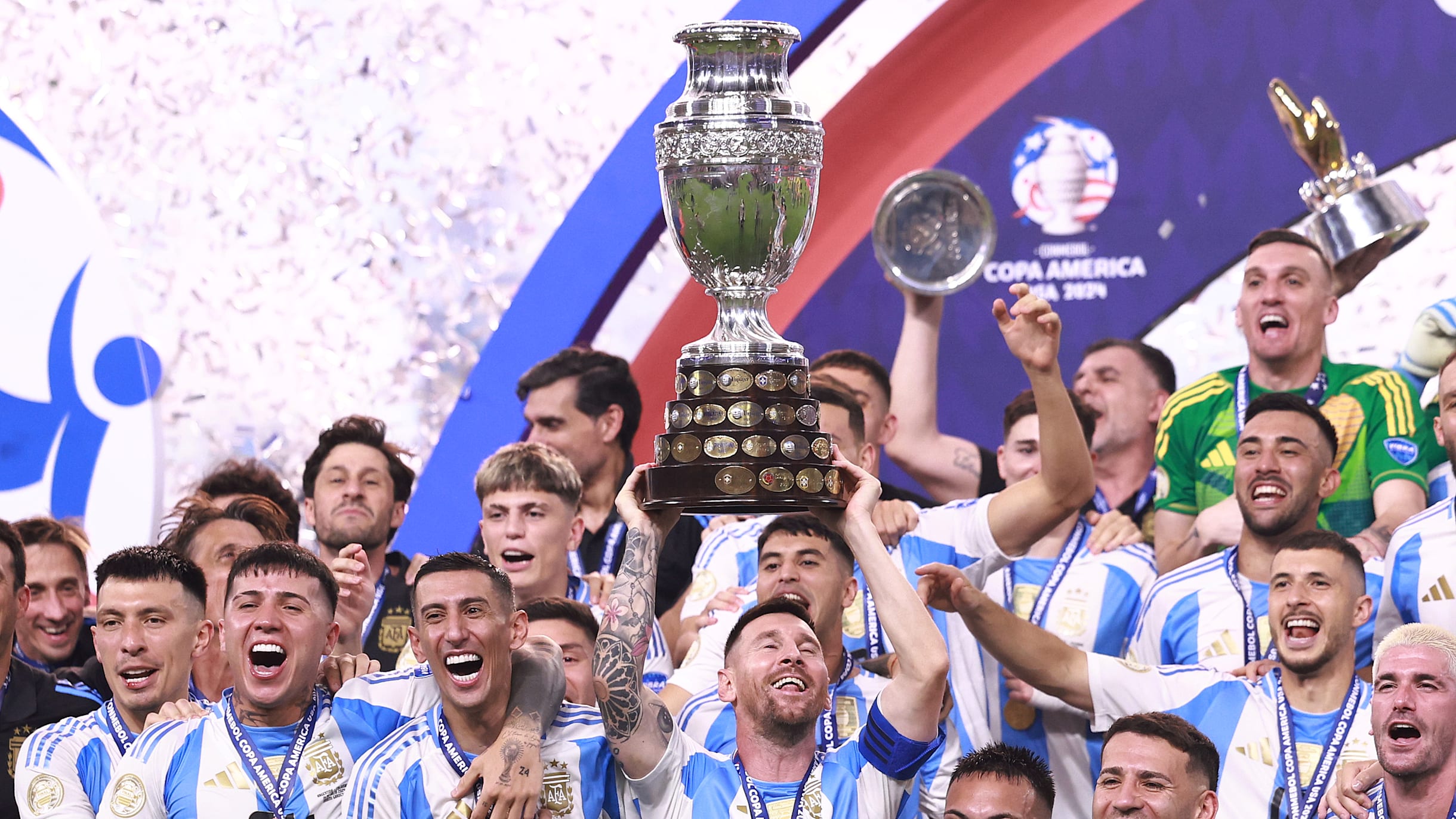 Argentina se coronó campeón de la pasada edición de la Copa América. Fuente externa