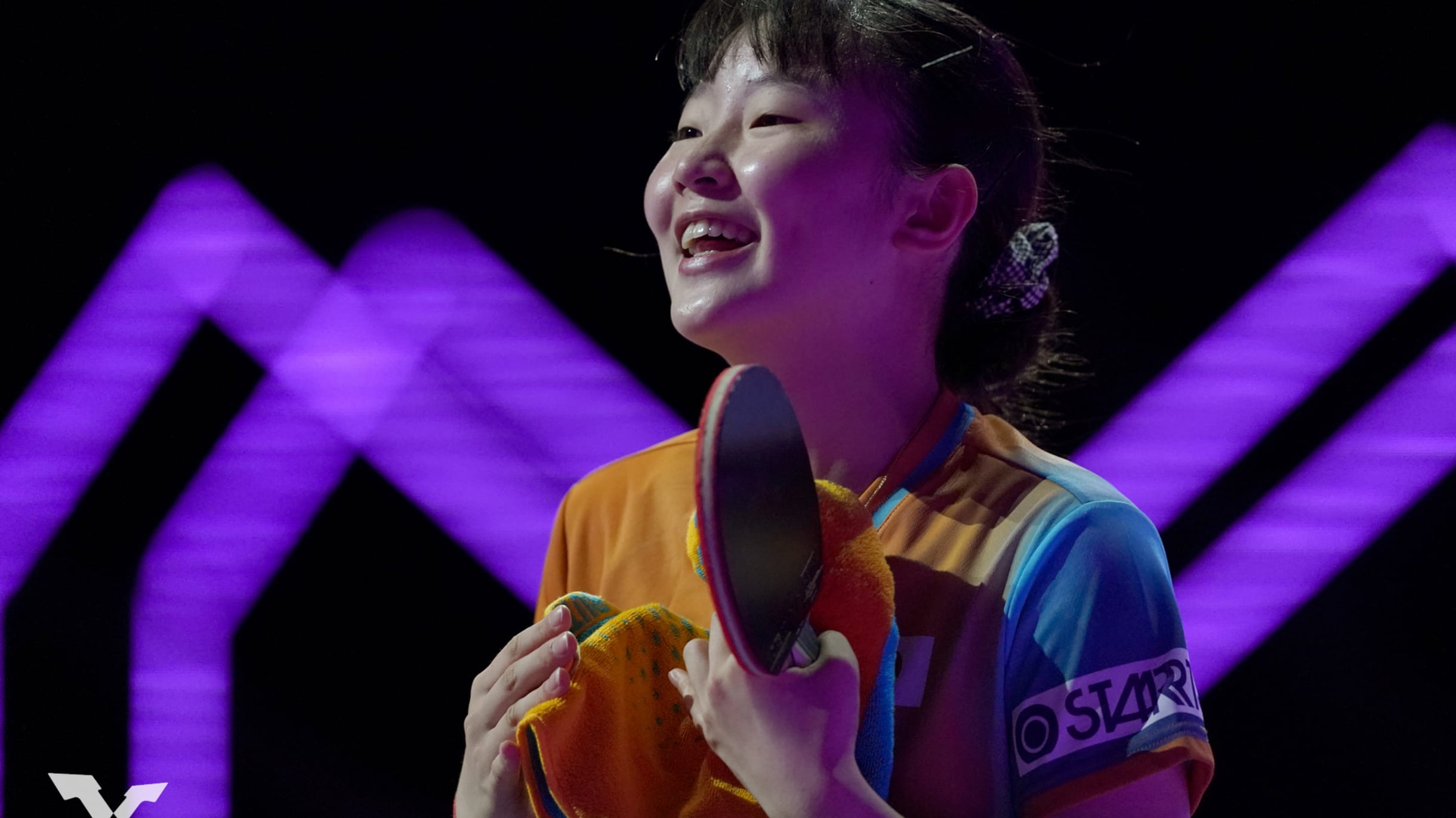 エポック ワン 【張本美和】チームの勝利を確定させるストレート勝利 25.2.8 張本美和 パリ五輪4位・韓国のエースに勝利！2回戦は早田ひなと