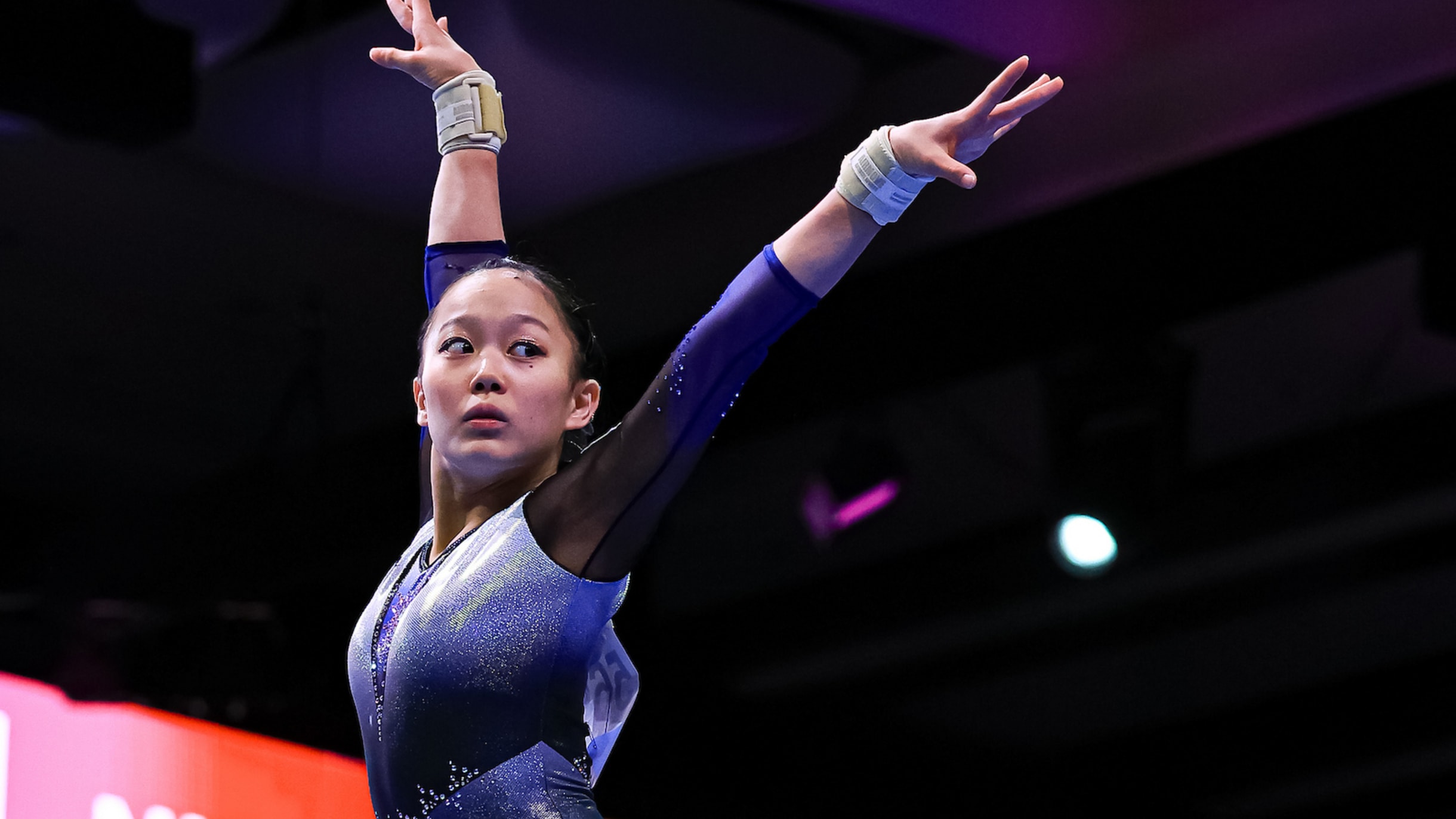 西山実沙15歳の世界ジュニアゆか王者が予選首位通過「ノーミスでいい