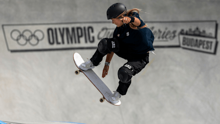 2024パリ五輪オリンピック スケートボード日本代表チーム タンクトップ スカイ・ブラウン、張本美和、チュエン・ホンチャン：パリ2024