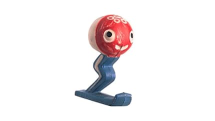 Olympics - Mascot Grenoble 1968 A commemorative Schuss lapel pin ©IOC Nora Rupp