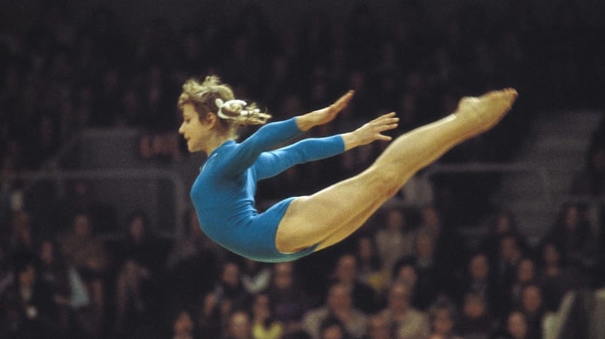 Programme Officiel URSS Gymnastique Femmes 1973 - Équipe Tour Avec Olga Korbut