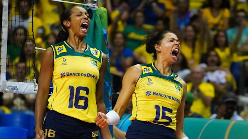 Seleção feminina do Brasil vence na estreia do Campeonato Mundial de Vôlei