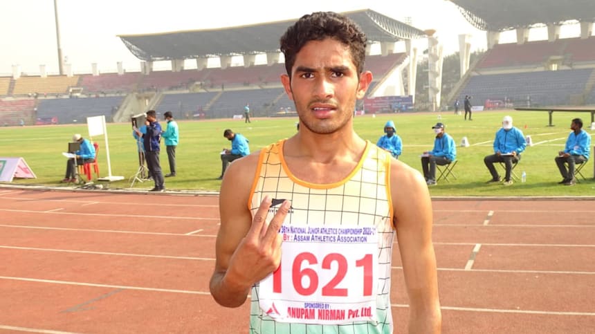 National junior athletics: Munita Prajapati breaks national record
