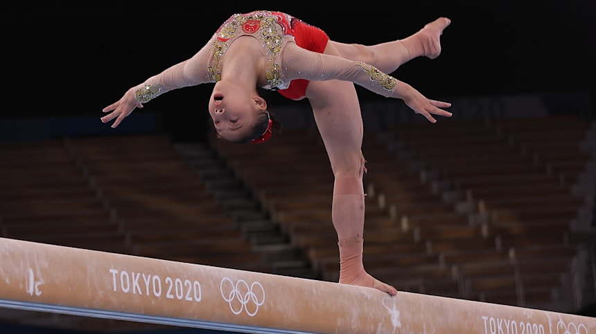 管晨辰が平均台で優勝し、中国がワンツーフィニッシュ