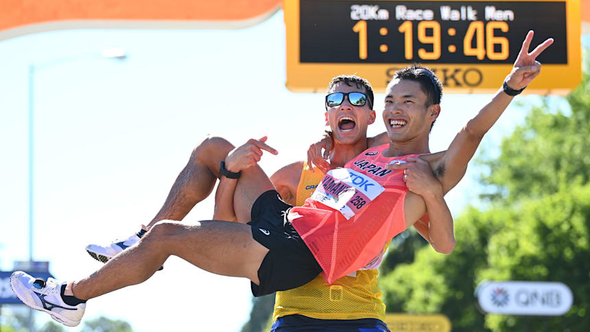 男子競歩20kmで山西利和が連覇、池田向希は銀…女子は岡田久美子が入賞