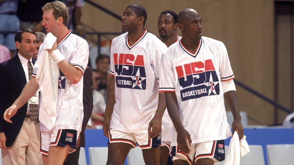 NEW YORK KNICKS on X: Patrick Ewing and the Original Dream Team. #TBT to  1992. 🇺🇸🏀  / X