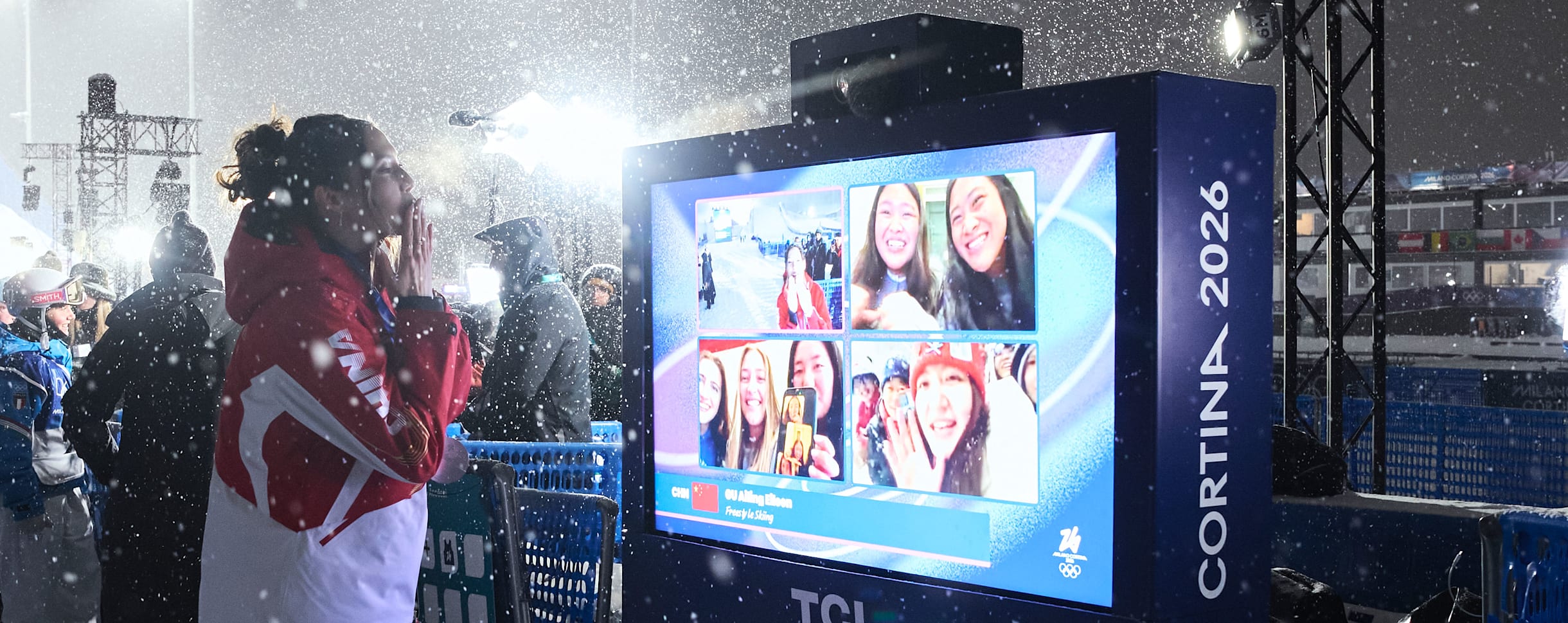 Athletes enjoying unique experience and opportunities