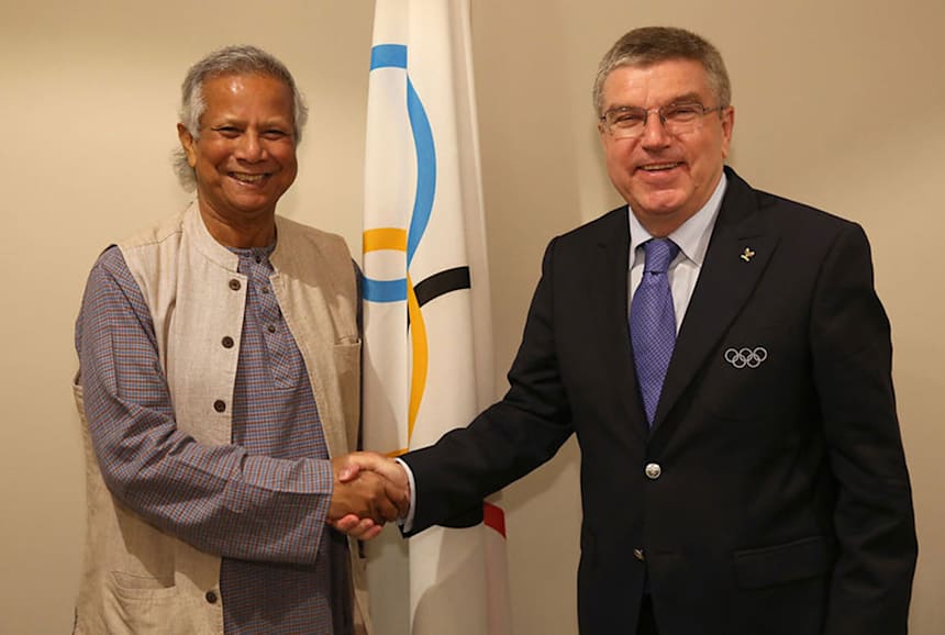 Professor Muhammad Yunus Invites Olympic Movement To Promote ...