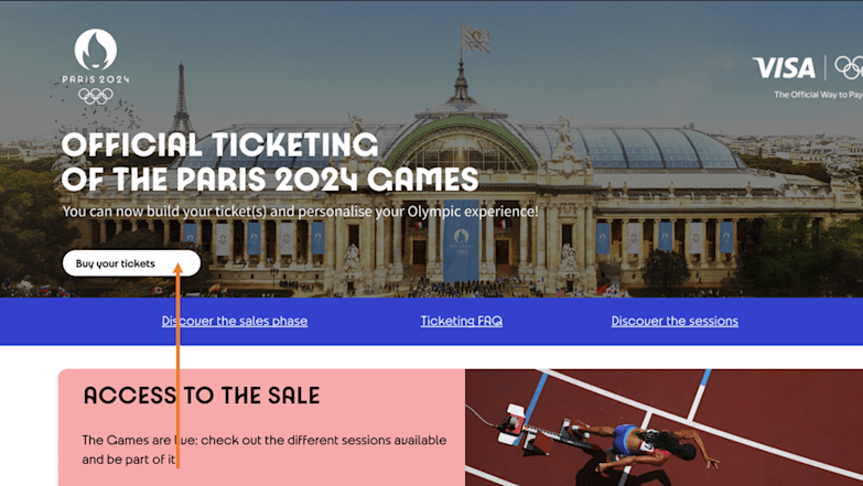 A step-by-step guide to purchasing single tickets for Paris 2024