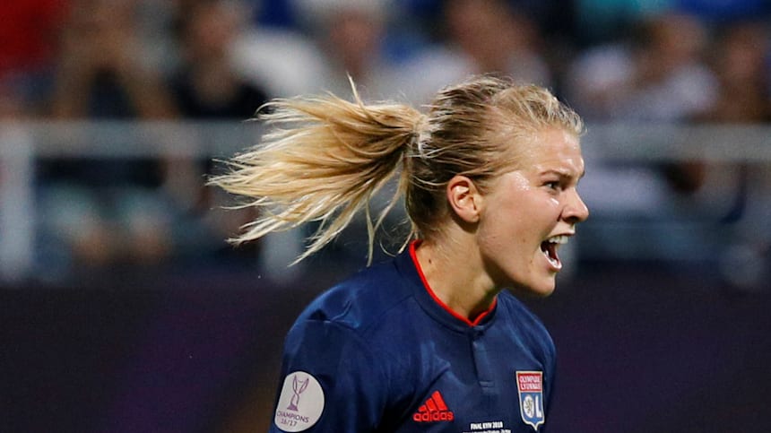 Lyon 9-0 Slavia Prague: Ada Hegerberg hits milestone in Women's Champions  League opener