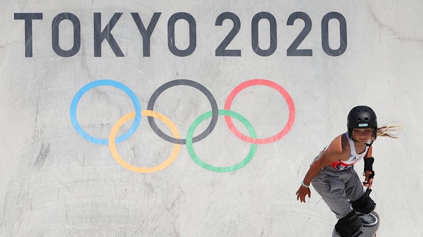 斯凯·布朗在东京奥运会比赛中