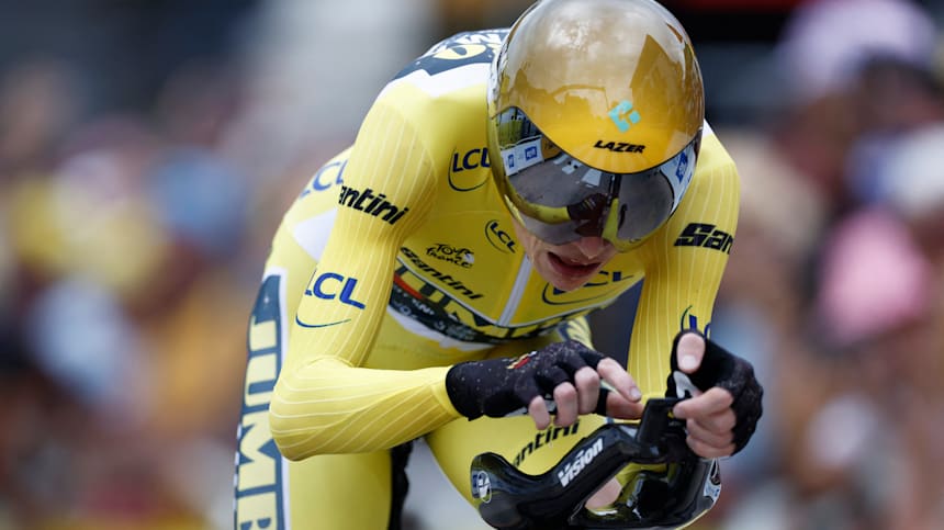 Jonas Vingegaard won the lone time trial of the Tour de France 2023 on stage 16.