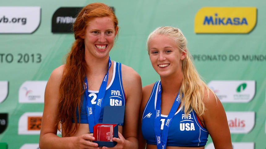 USC Beach Volleyball All-Americans Kelly Cheng and Sara Hughes Win World  Championship Gold - USC Athletics