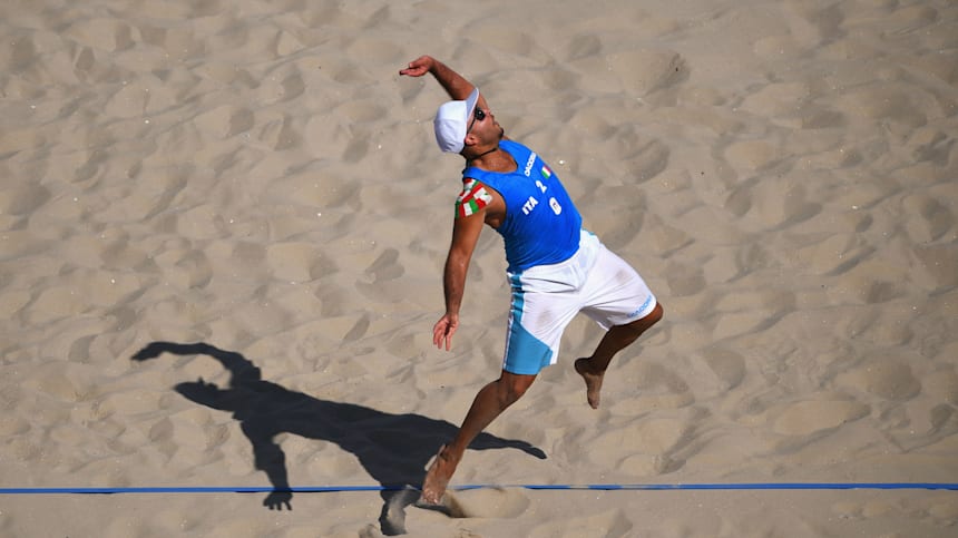 Adrian Carambula Has Mastered 'Skyball' Serve at Rio Olympics