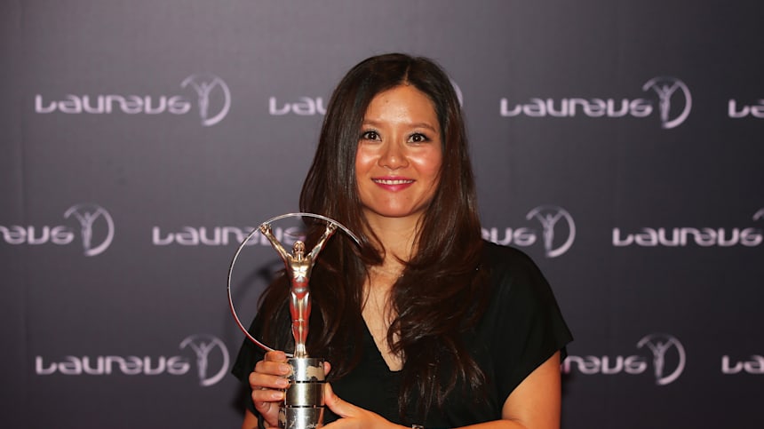 李娜获得2015年劳伦斯杰出成就奖