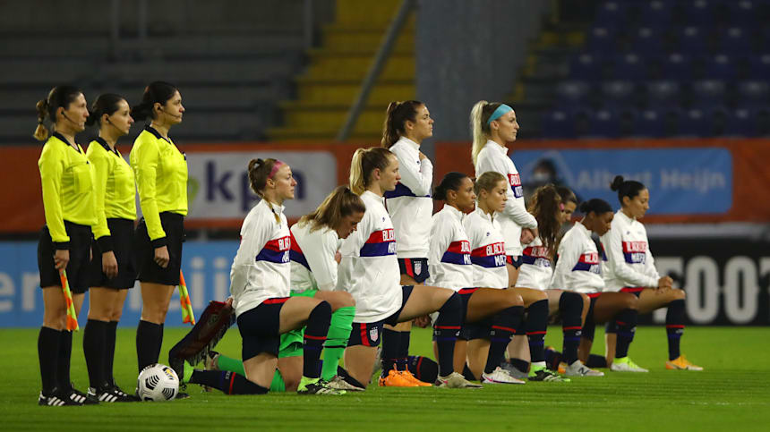 U.S. women's national soccer team makes winning return to action