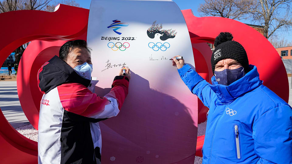 Olympic Winter Games Beijing 2022, ART ON 158-METER ICE