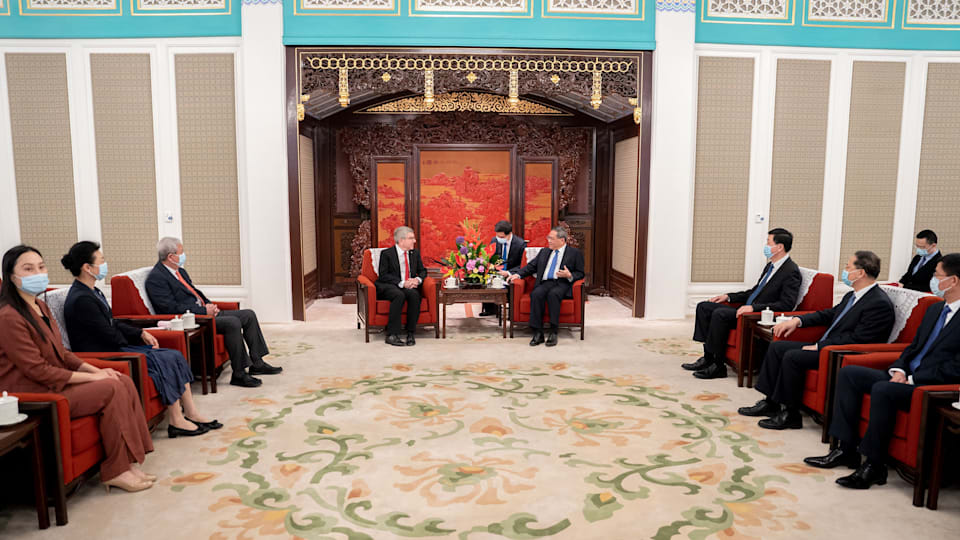 IOC President Bach meets China’s Premier Li Qiang
