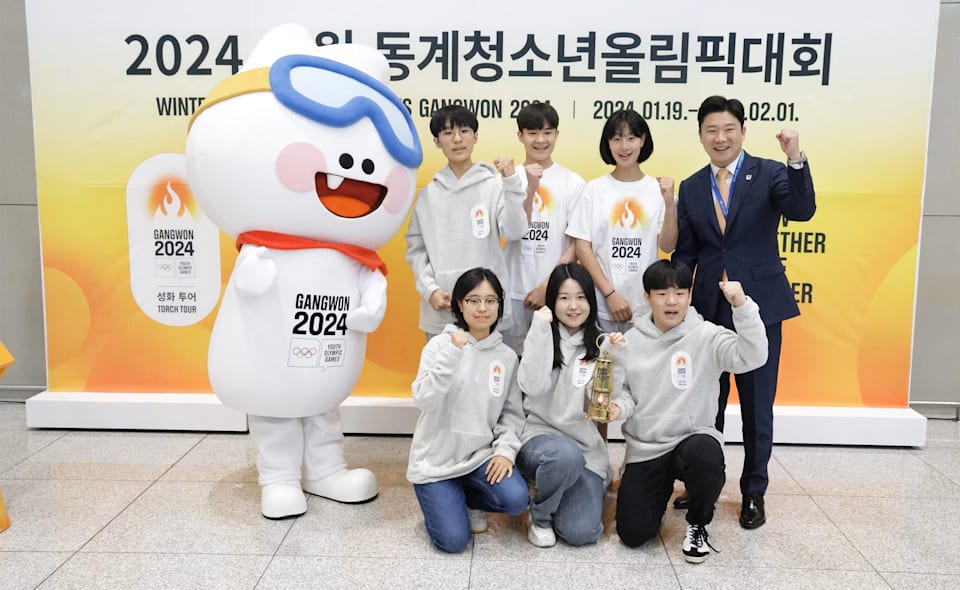Youth Olympic Flame arrives in the Republic of Korea ahead of the ...