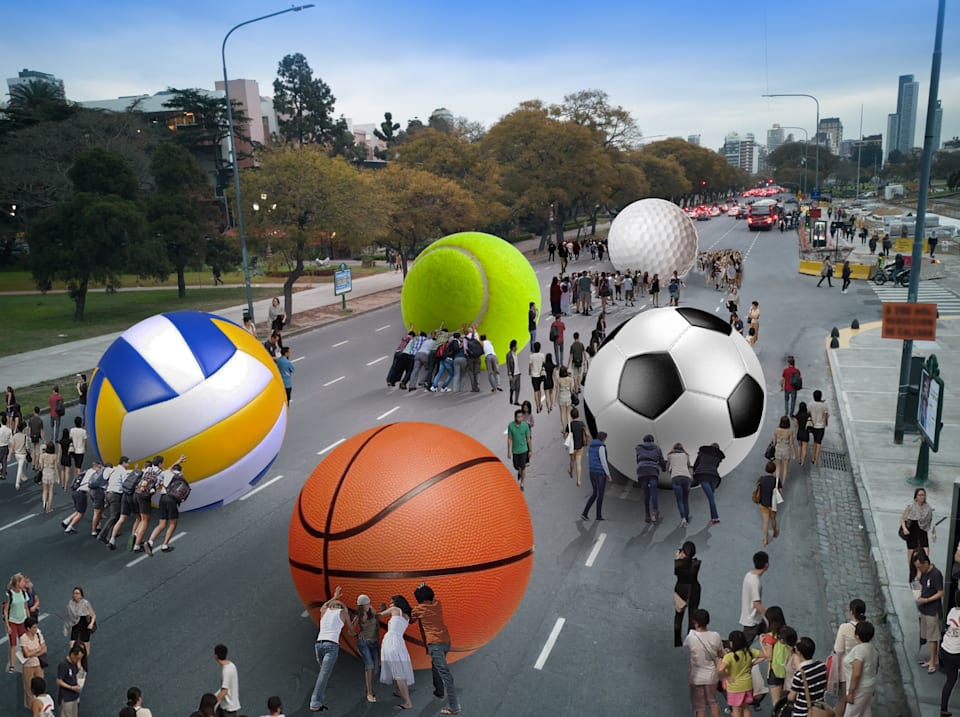 Le CIO annonce l’installation de Ball Game, une œuvre de grande ...