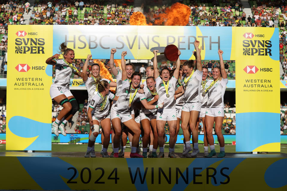 2023/24 World Rugby Sevens, Perth: Ireland's women claim historic ...