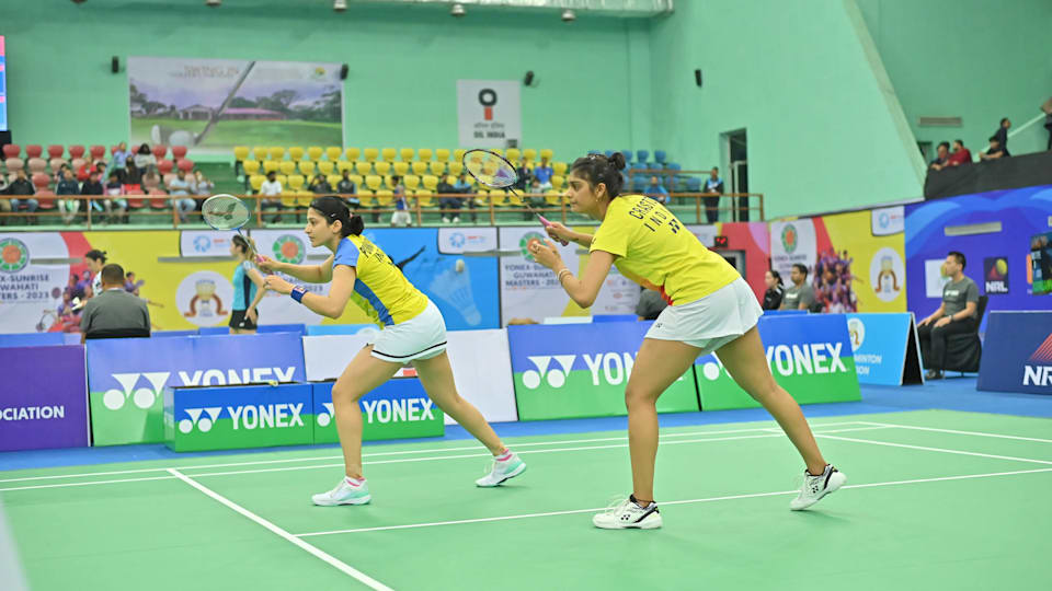 Guwahati Masters badminton 2023 Ashwini PonnappaTanisha Crasto in final