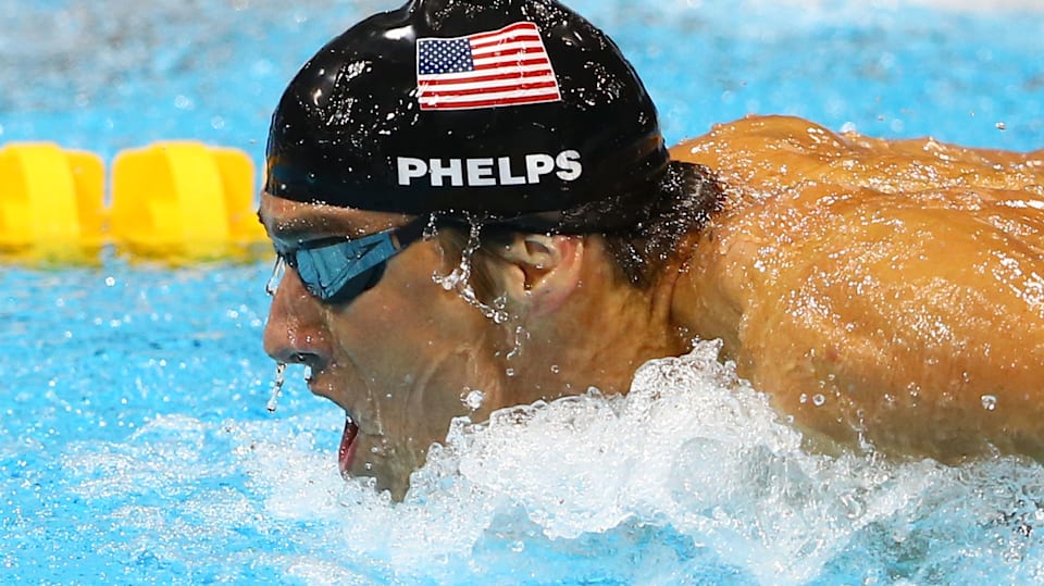 American swimmer top