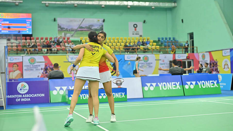 Guwahati Masters badminton 2023 Ashwini PonnappaTanisha Crasto win