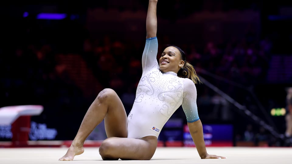 La campeona olímpica de gimnasia Rebeca Andrade competirá en sus