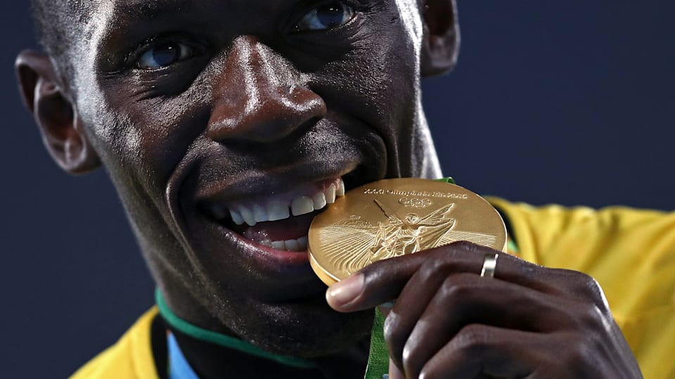 Why do olympic athletes bite their medals 