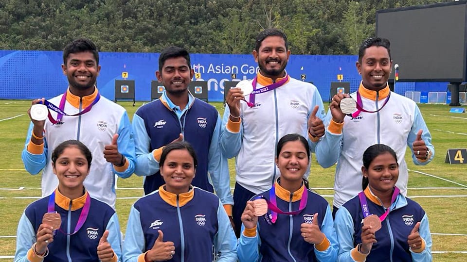 Asian Games 2023 archery Indian men’s recurve team wins silver medal