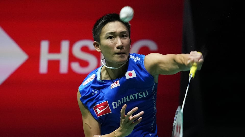Badminton BWF Kumamoto Masters Japan 2023 Momota Kento edges Loh
