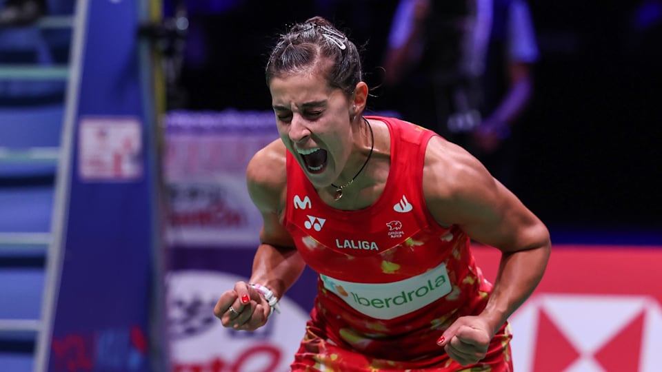 BWF World Championships 2023 Carolina Marin overpowers defending