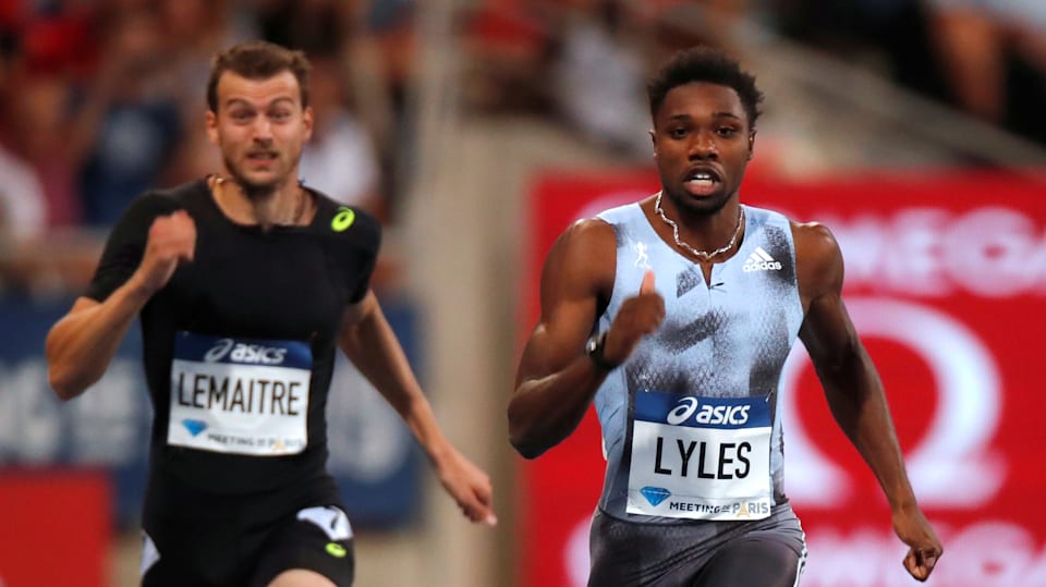 Lyles breaks Bolt s 200m meet record in Paris